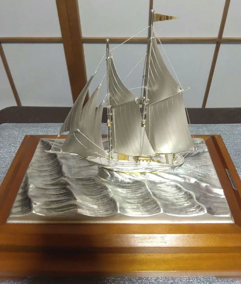 スターリングシルバー 985帆船モデル by TAKEHIKO