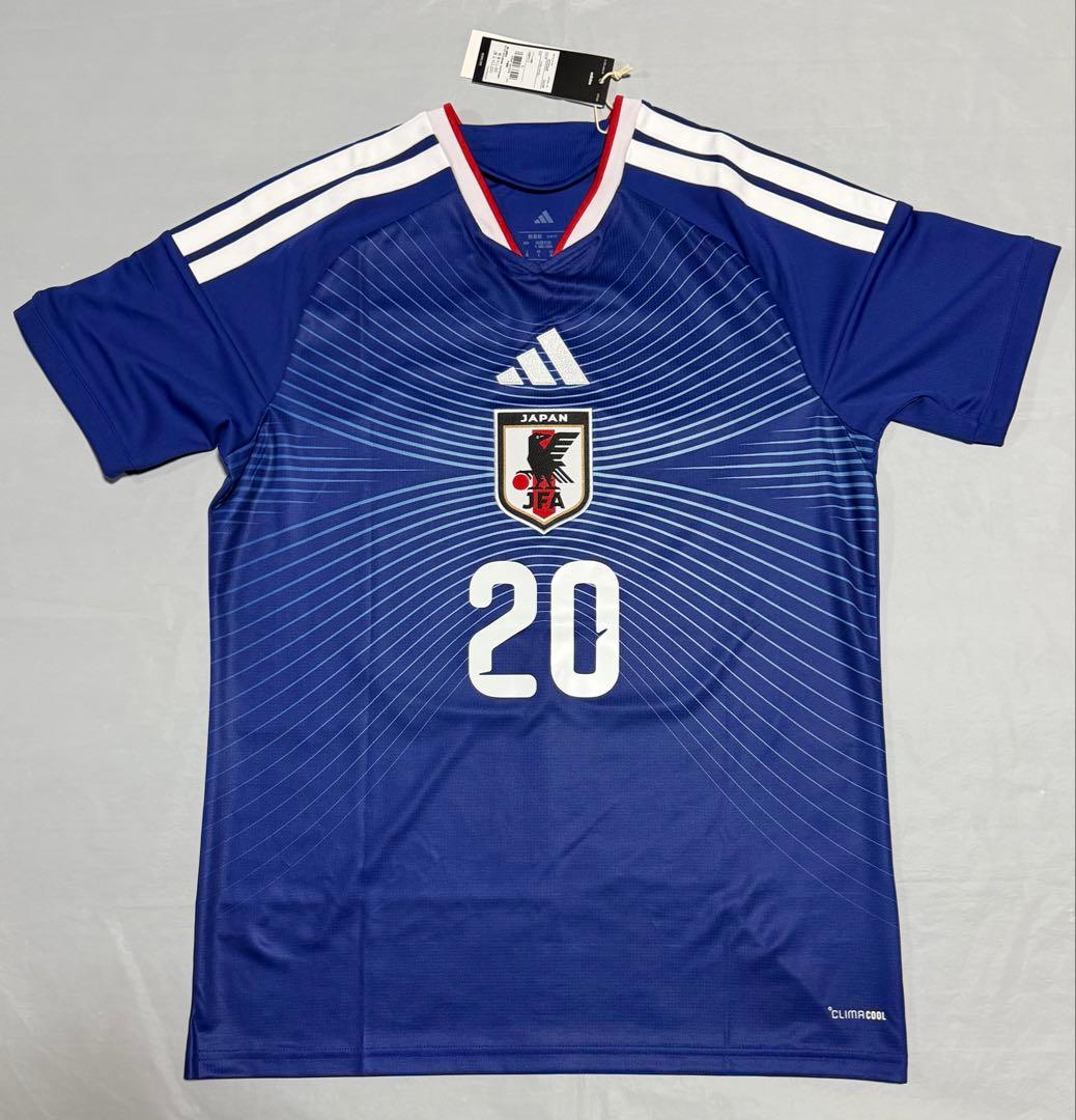 説明欄必読　サッカー日本代表 ホーム レプリカユニフォーム　久保選手　XL