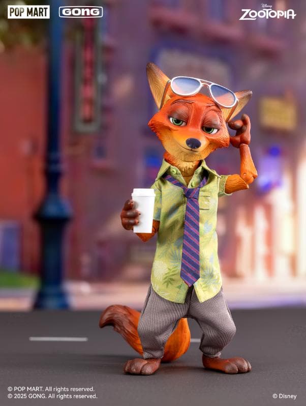 【GONG Studio】新品 正規品 ズートピア ニック＆ジュディ フィギュア