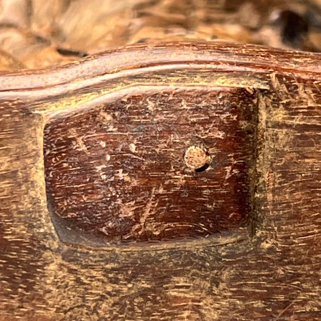 自然木の質感が魅力で優美な逸品 唐物 玉杢筆筒 文房四宝 中国美術 古玩