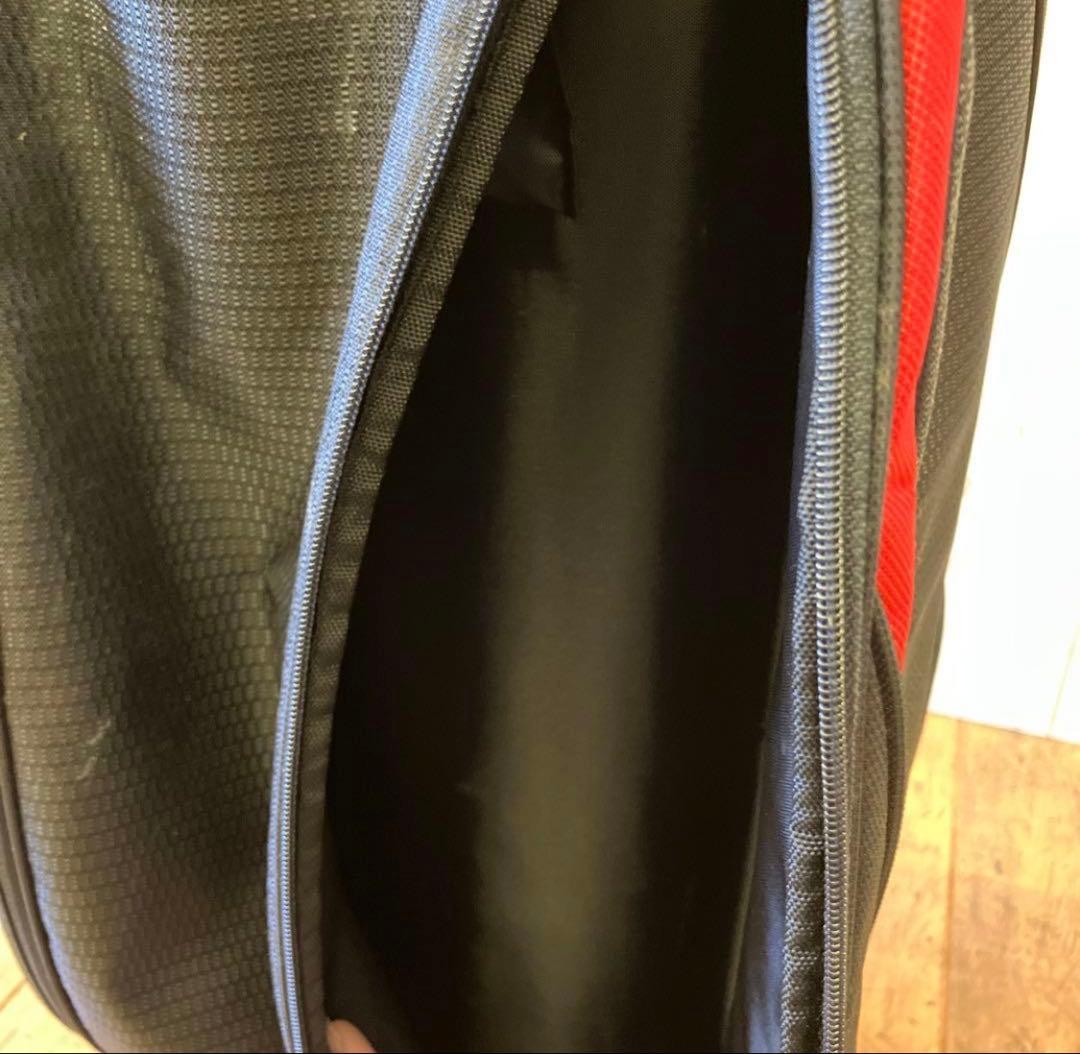 テーラーメイド TaylorMade ゴルフバッグ 黒/赤 キャディバッグ 収納