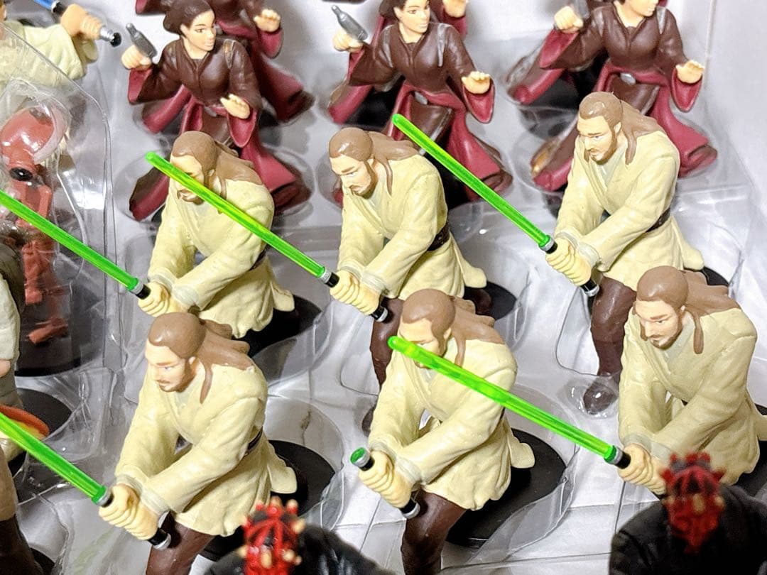 スターウォーズ エピソード1 フィギュア8種×6セット　店頭ディスプレイボックス