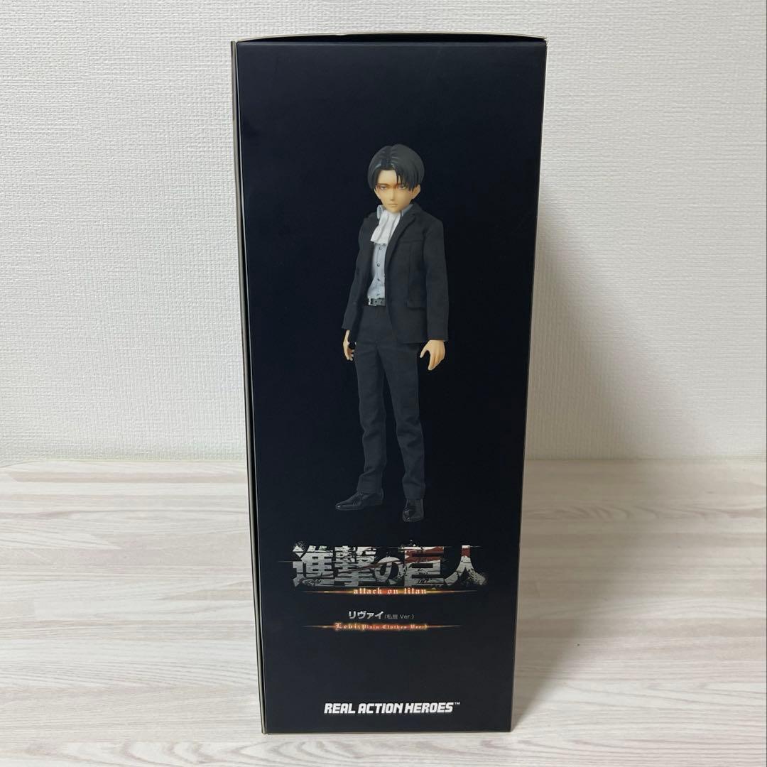 【未開封】進撃の巨人 メディコム・トイ RAH フィギュア 私服 リヴァイ