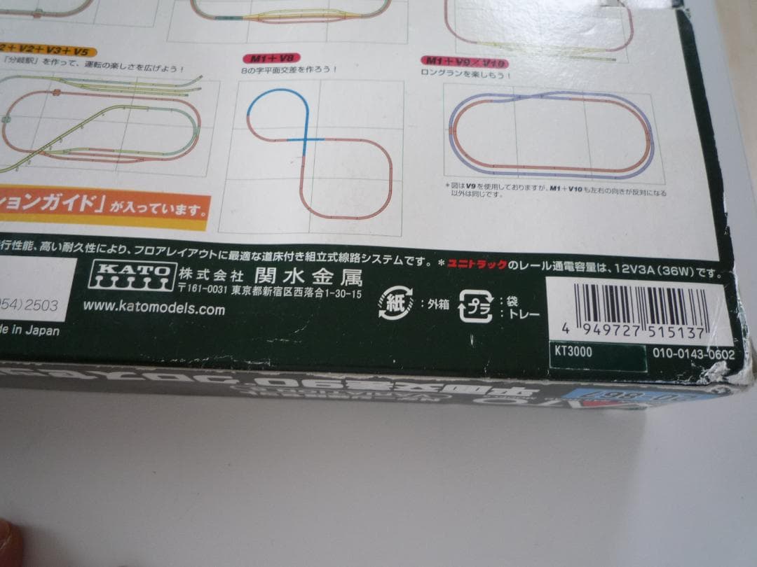 Nゲージ V8 平面交差90°クロスセット 20-867 鉄道模型 レールセット
