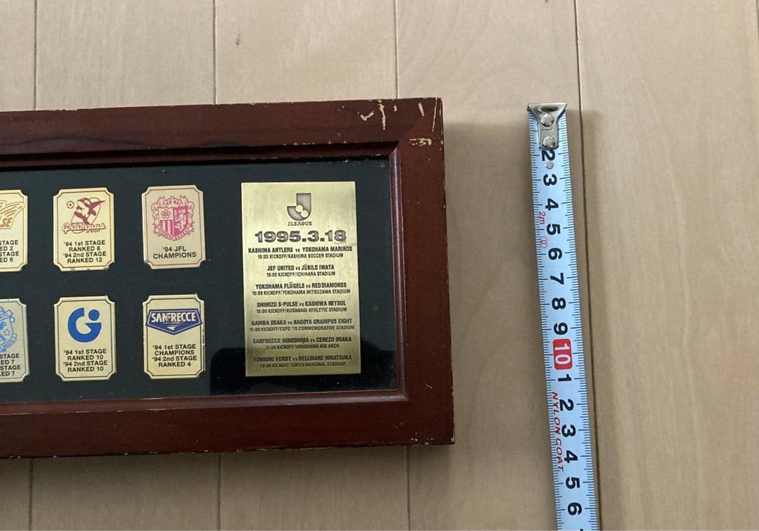 希少！激レア！Jリーグ⚽️1995年♪カテゴリーワン♪ピンズ？プレート？サッカー⚽️