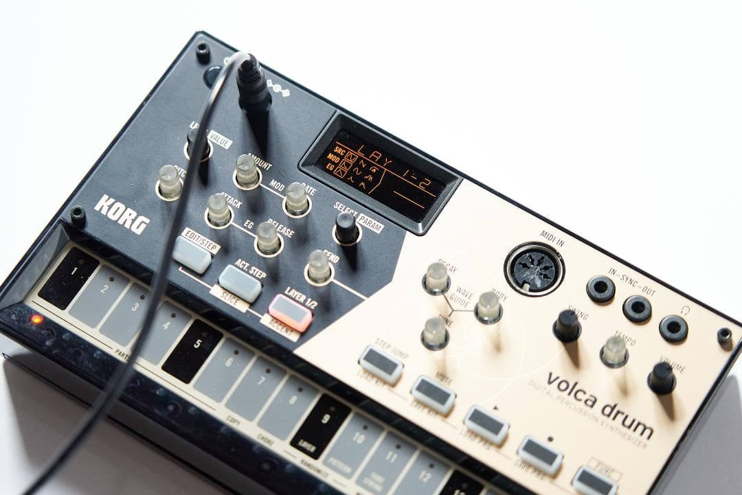 KORG volca drum デジタル・パーカッション・アダプター付