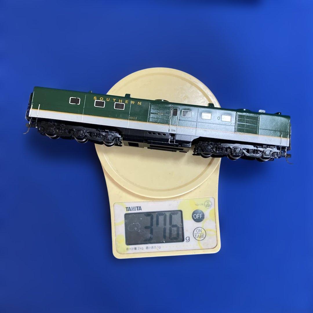 アメリカ型金属製HOゲージ機関車 2両セット