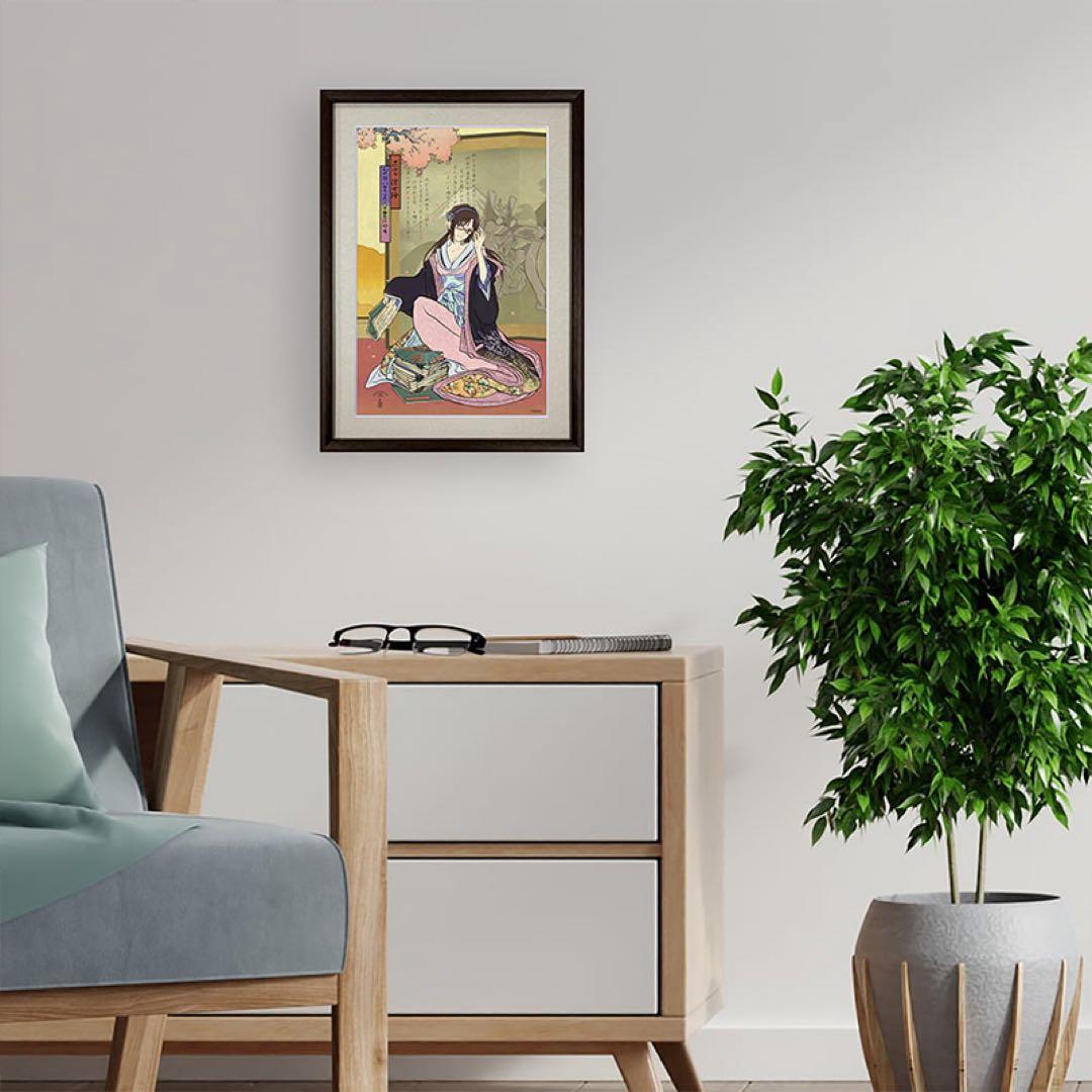 エヴァ浮世絵「箱根八里美人三画揃 マリ」　マリ用カラー単品　版三