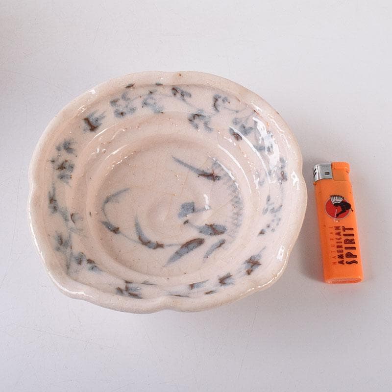 和食器　美濃焼　陽山窯　三代　水野雅之作　志野向付　五客揃　共箱　VR8272H