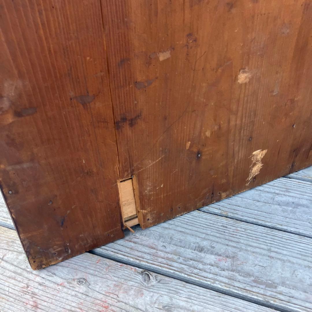 北欧レトロ ヴィンテージ 古家具 書類棚 整理棚 木製チェスト 11杯 箪笥