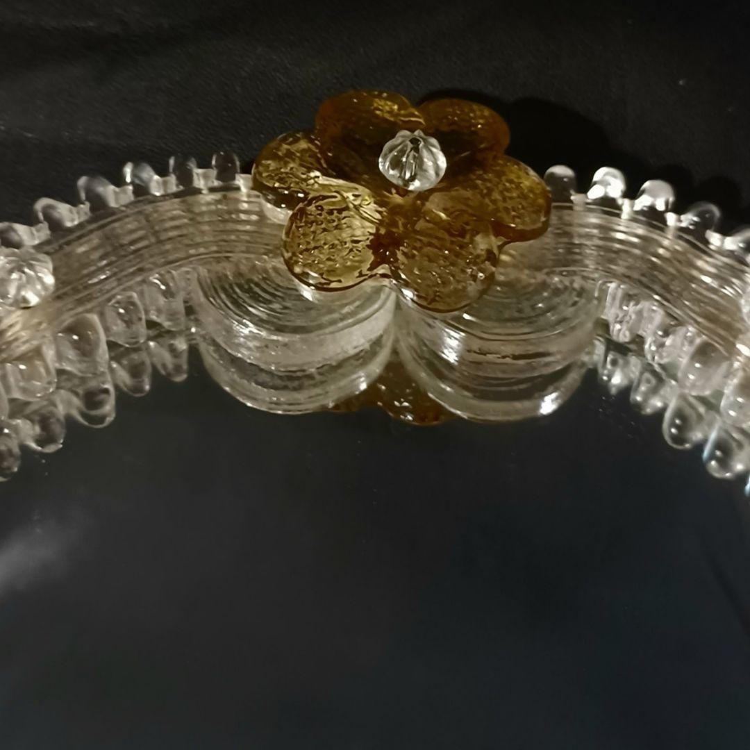 MURANO GLASS 47㎝ ムラノ ウォールミラー 壁面鏡 ヴェネチアン