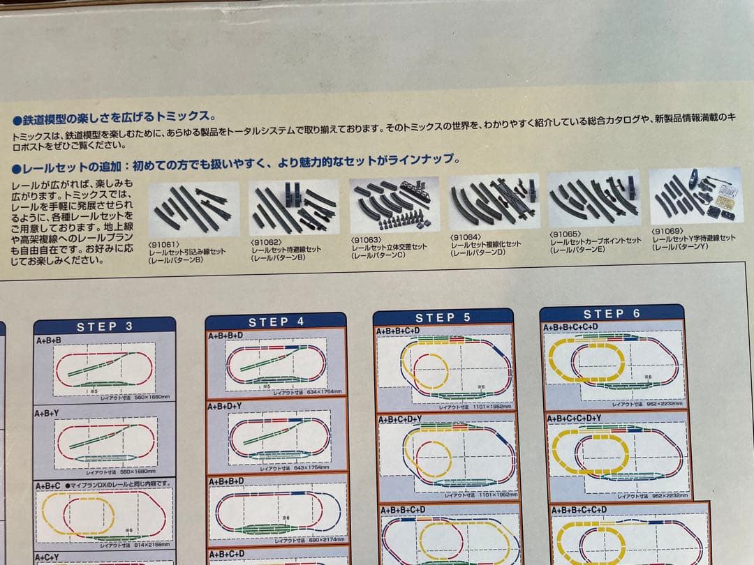 TOMIX マイプランDX(F) Nゲージ 90946 レールパターンA+B+C