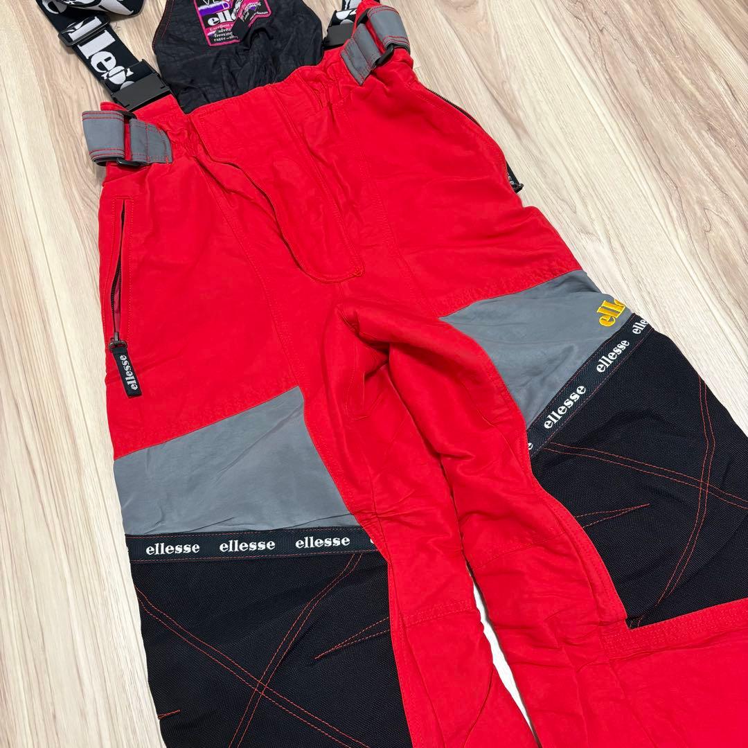 極希少！ellesse エレッセ　スキーウェア　セットアップ　刺繍ロゴ　90s