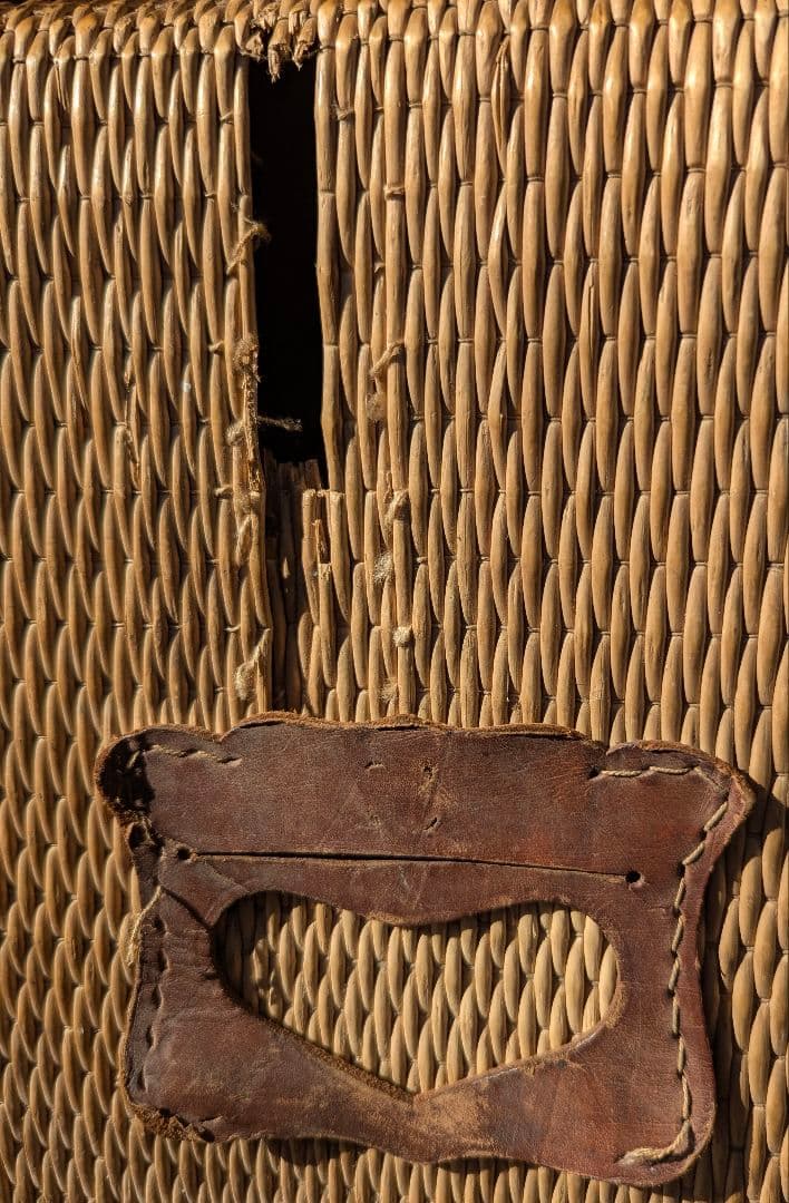 戦前 古民具 【 行李 柳行李トランク 鞄 】 明治 大正 昭和 レトロ