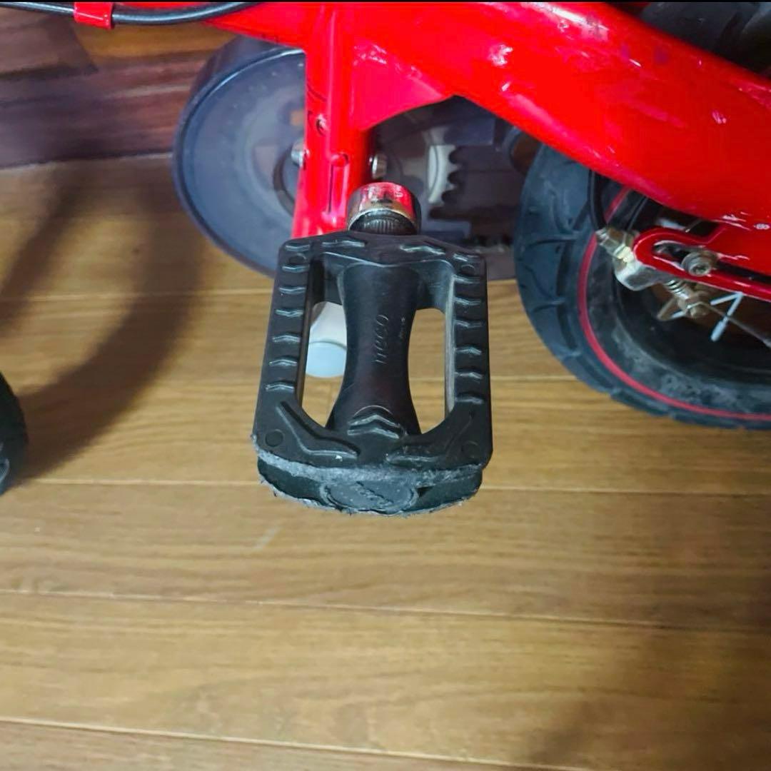 未使用付属品付き へんしんバイク 12インチ レッド バランスバイク 補助輪 赤