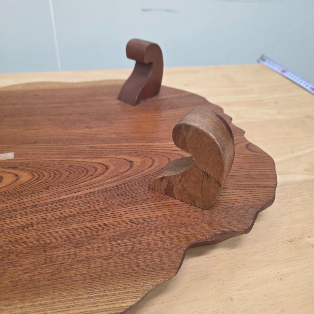 木製 不規則形状座卓 花台 天然木 盆栽卓 ローテーブル 和モダン座卓