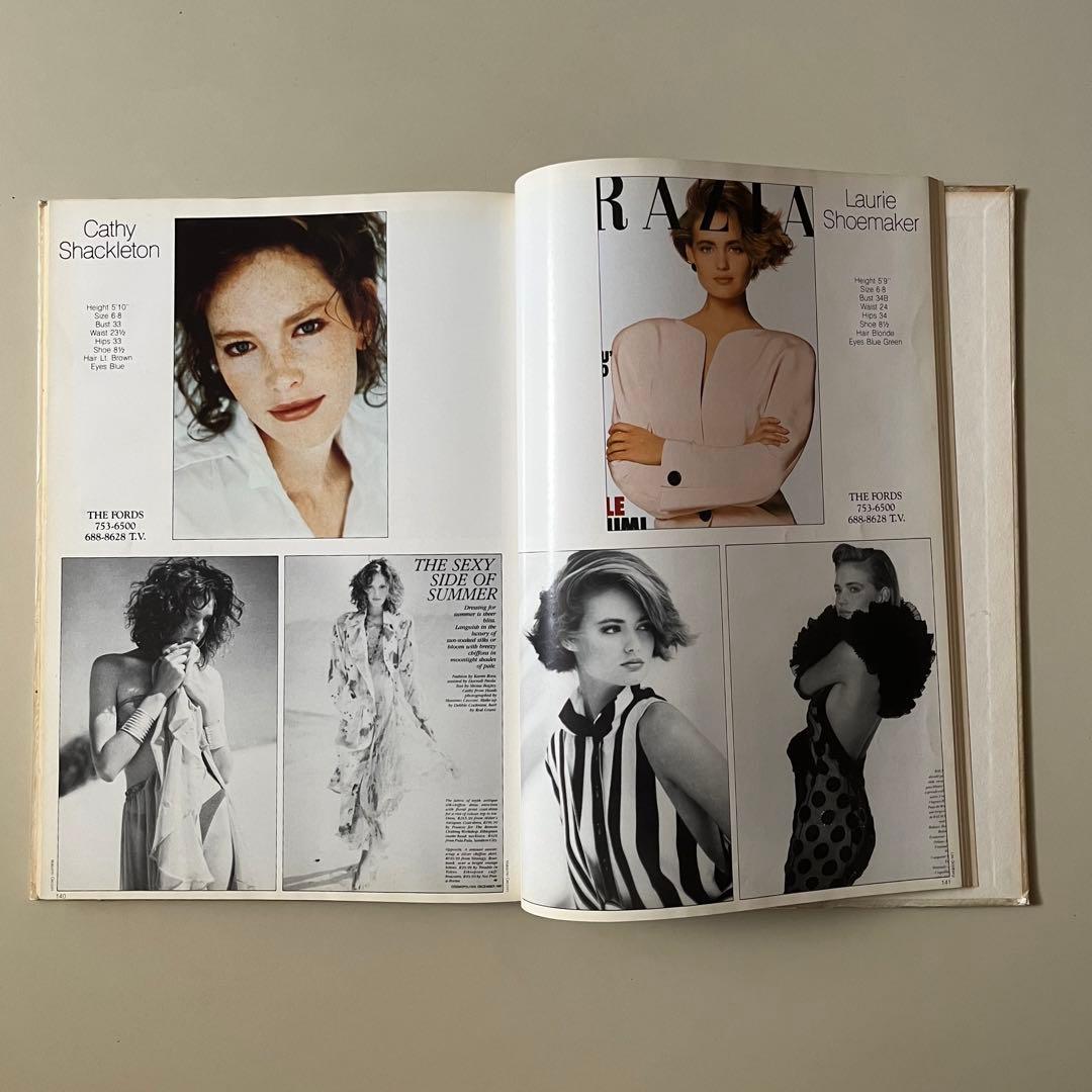 レア　フォード モデルエージェンシー ブック 40th Ann '87-88