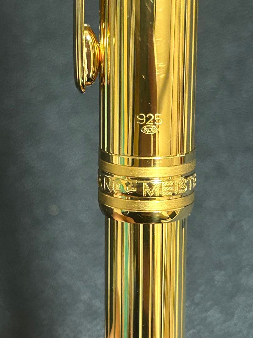 モンブラン　マイスターシュテュック　ソリテール　1645 ボールペン　ゴールド