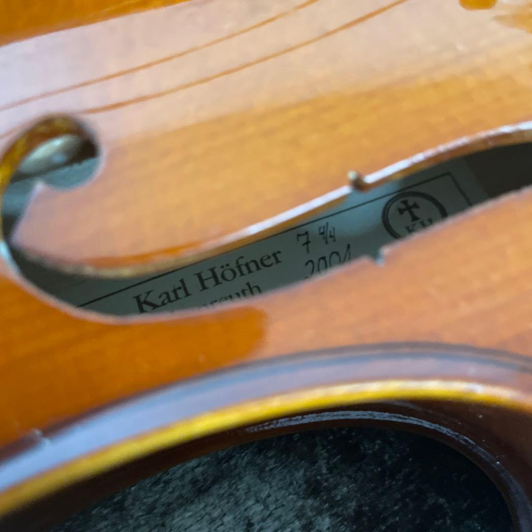 Karl Hofner 7 4/4サイズ ケース 弓付属 2001年製