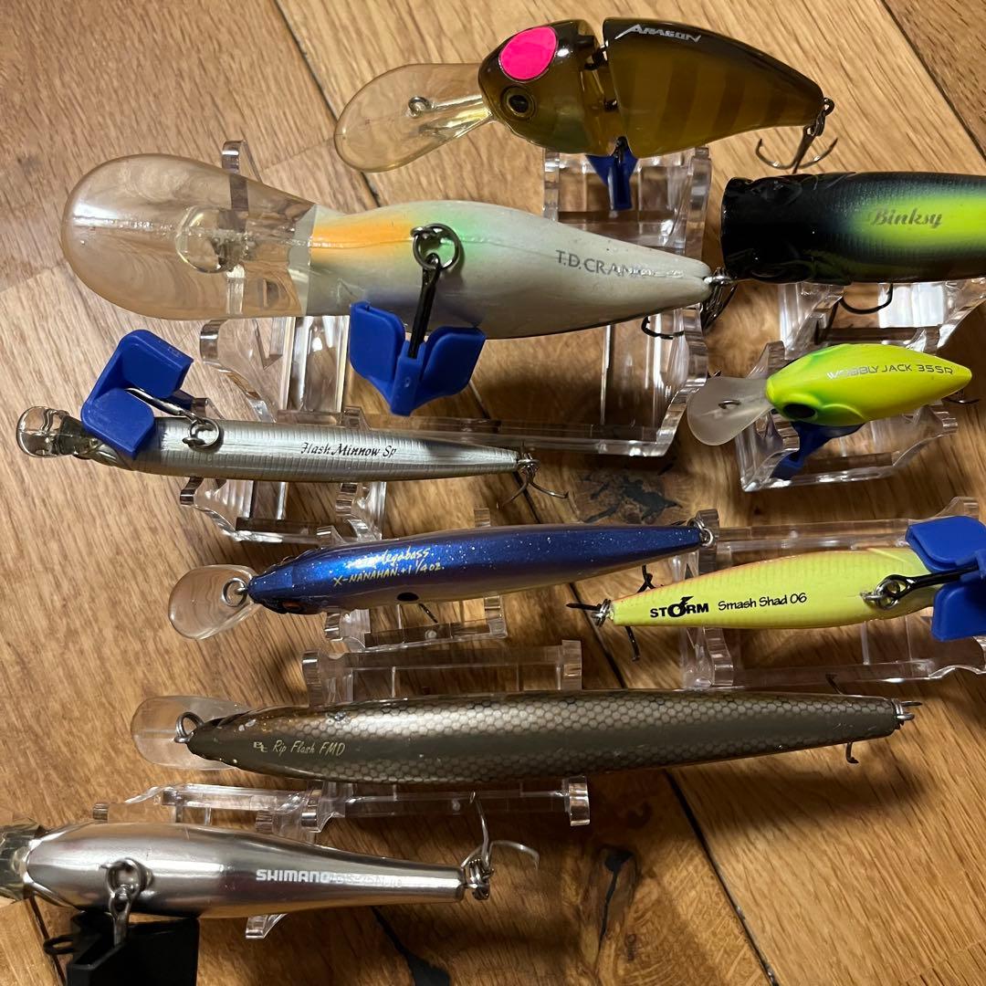バス釣り　ジャッカルメガバスO.S.Pシマノなど39点ルアーセット　まとめ売り