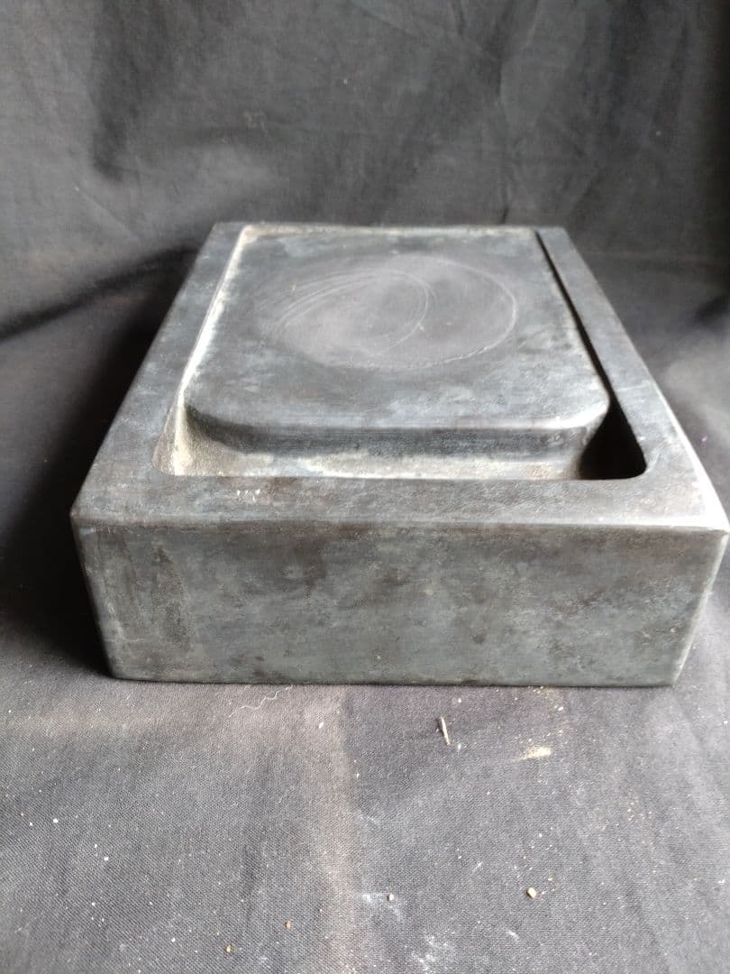 古硯(大型)　清乾隆年製端渓抄手硯　アンティーク　NO.1042