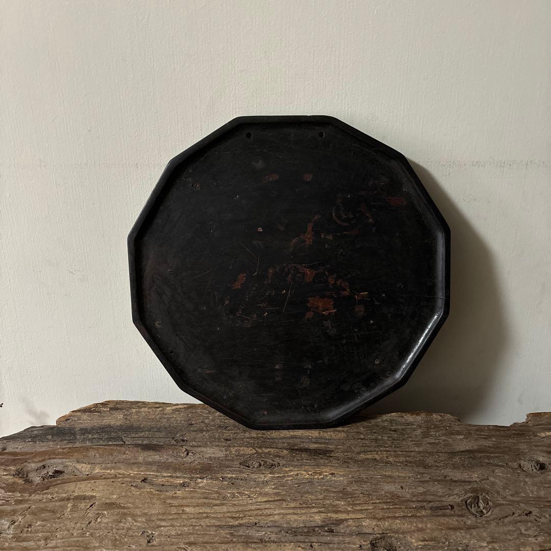 李朝　薬用　十二角膳天板　その61 古道具.韓国骨董. Antique.酒器盆