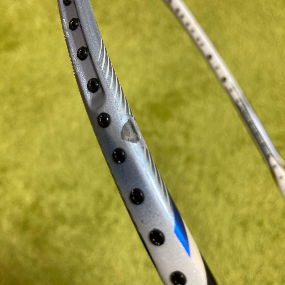 【良品】YONEX ナノレイ750 4U クリスタルブルー【2本まとめ売り】