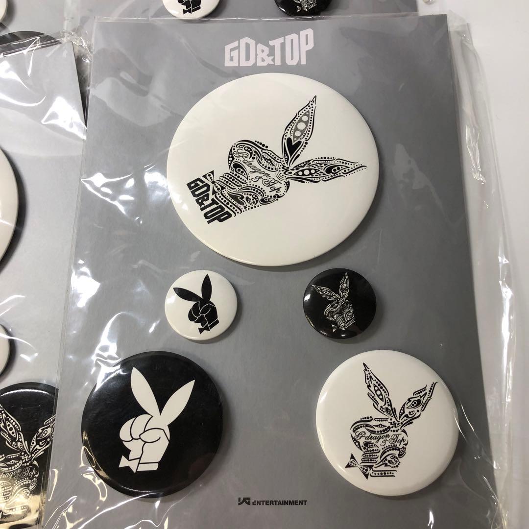 GD & TOP 缶バッチ 4種　公式グッズ　BIGBANG G-DRAGON