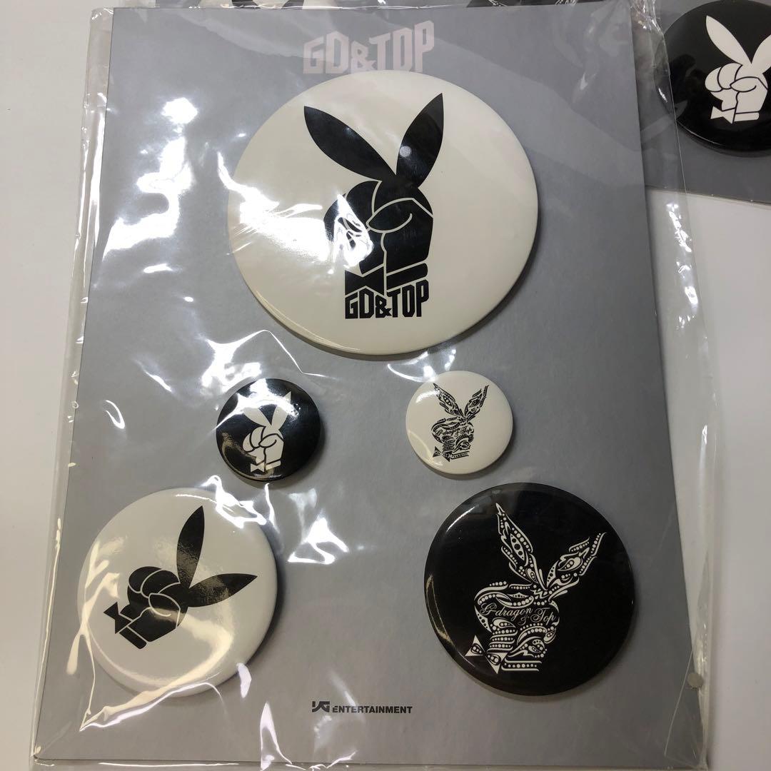 GD & TOP 缶バッチ 4種　公式グッズ　BIGBANG G-DRAGON