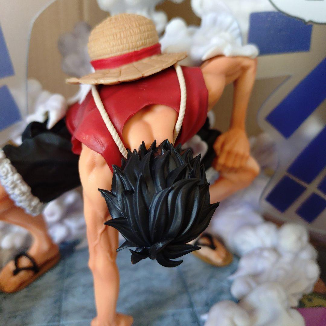 一番くじ　ワンピース　B賞ルフィ　ギア2背景パネル付 MASTERRISE