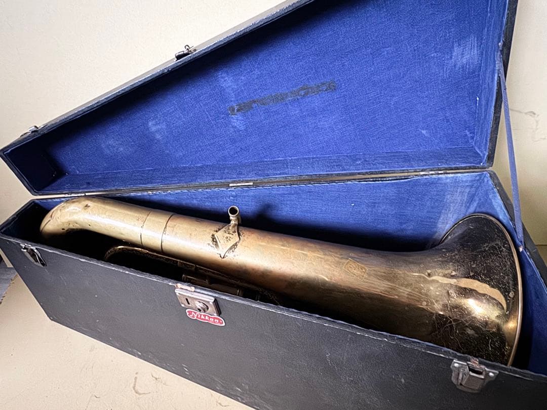 ニッカン ユーフォニアム 本体＋純正ハードケース付 状態難 現状品 ジャンク