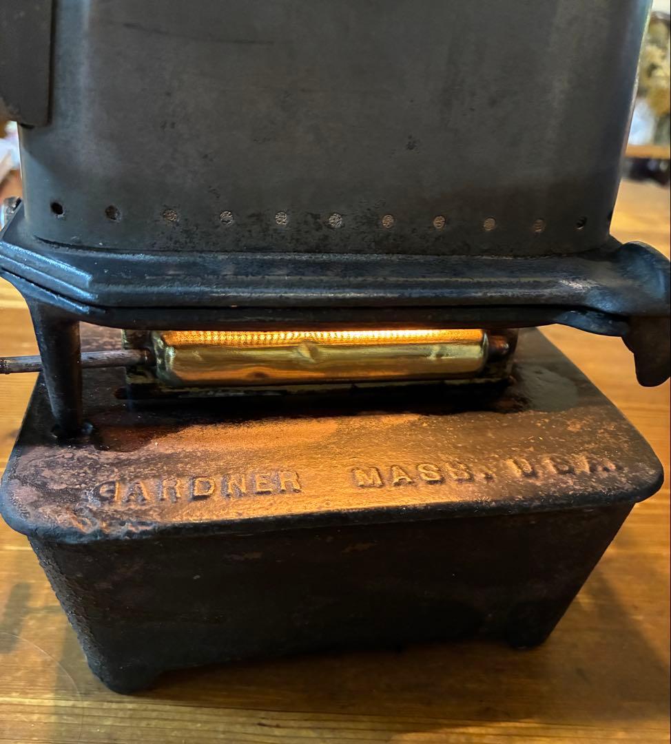 美品 アイロンストーブ ユニオン ダブル レイルロードランタン オイルランタン