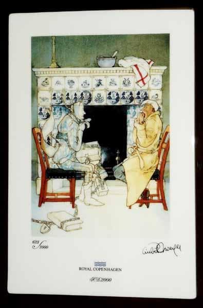 ロイヤルコペンハーゲン「クリスマスキャロル」陶板画 リスベート ツヴェルガー