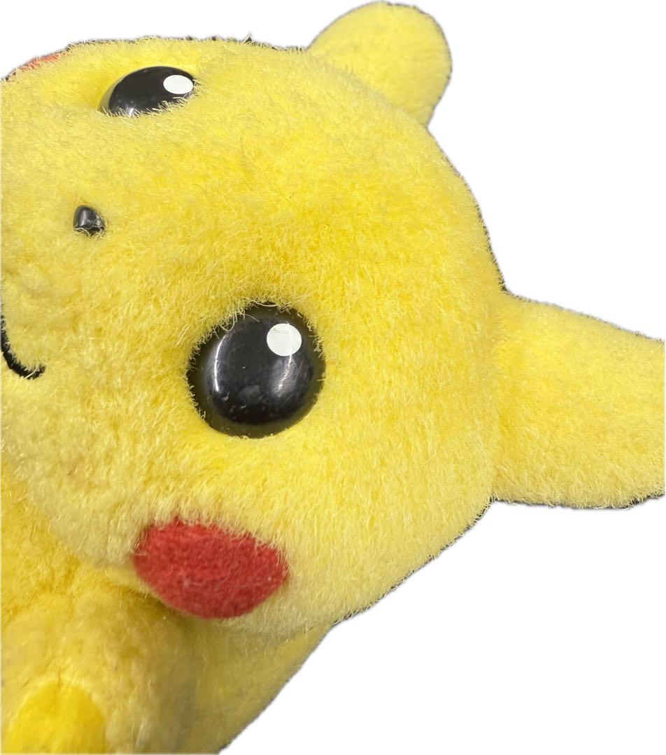 ①【貴重】初期 TOMY ポケモン ピカチュウ　ぬいぐるみ