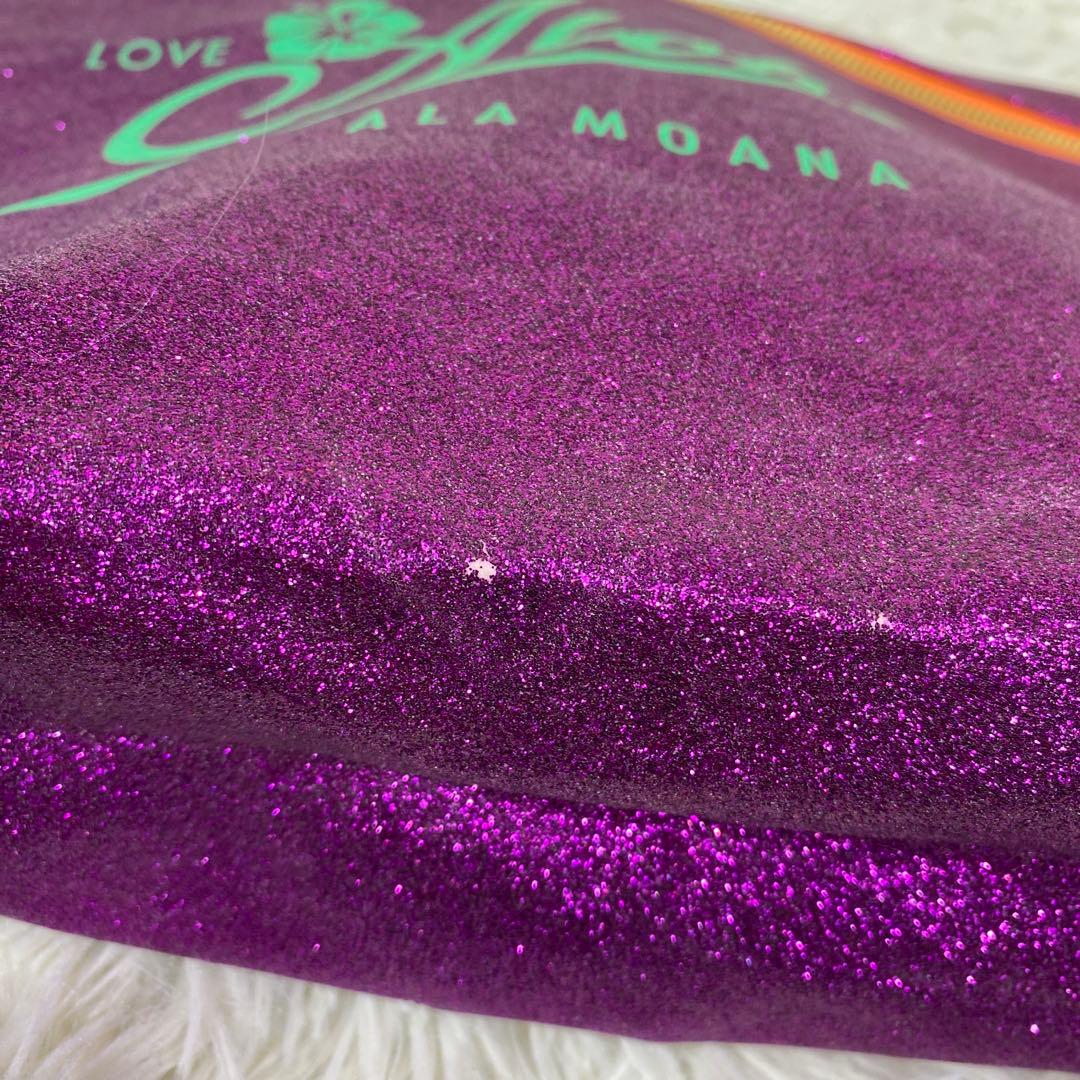 『MARK & LON』ラメ入り Hawaii ポーチ クラッチバック