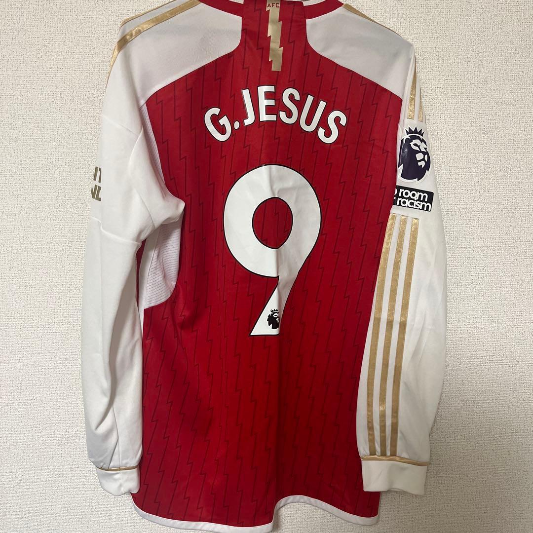 アーセナル 23/24 長袖ユニフォーム　ガブリエル　ジェズス　9番　fcFA