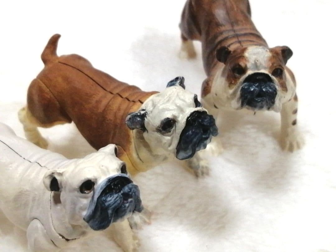 5匹まとめ売り ブルドッグ チョコエッグ スクラッチ当選品など