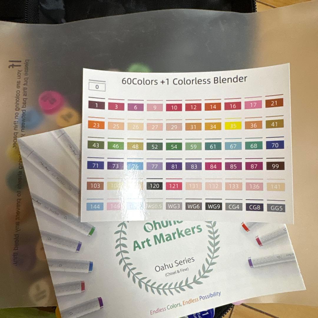 カ*氏様 Ohuhu 500色マーカーセット