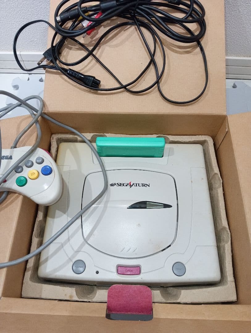 SEGA セガサターン HST-0014 本体とゲームソフトセット