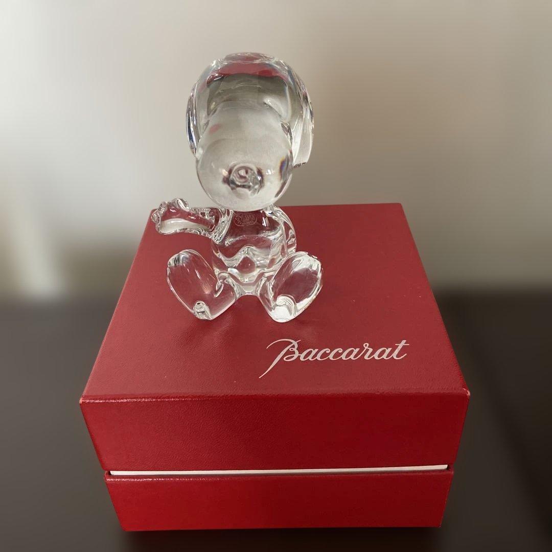 Baccarat スヌーピー クリスタルフィギュア