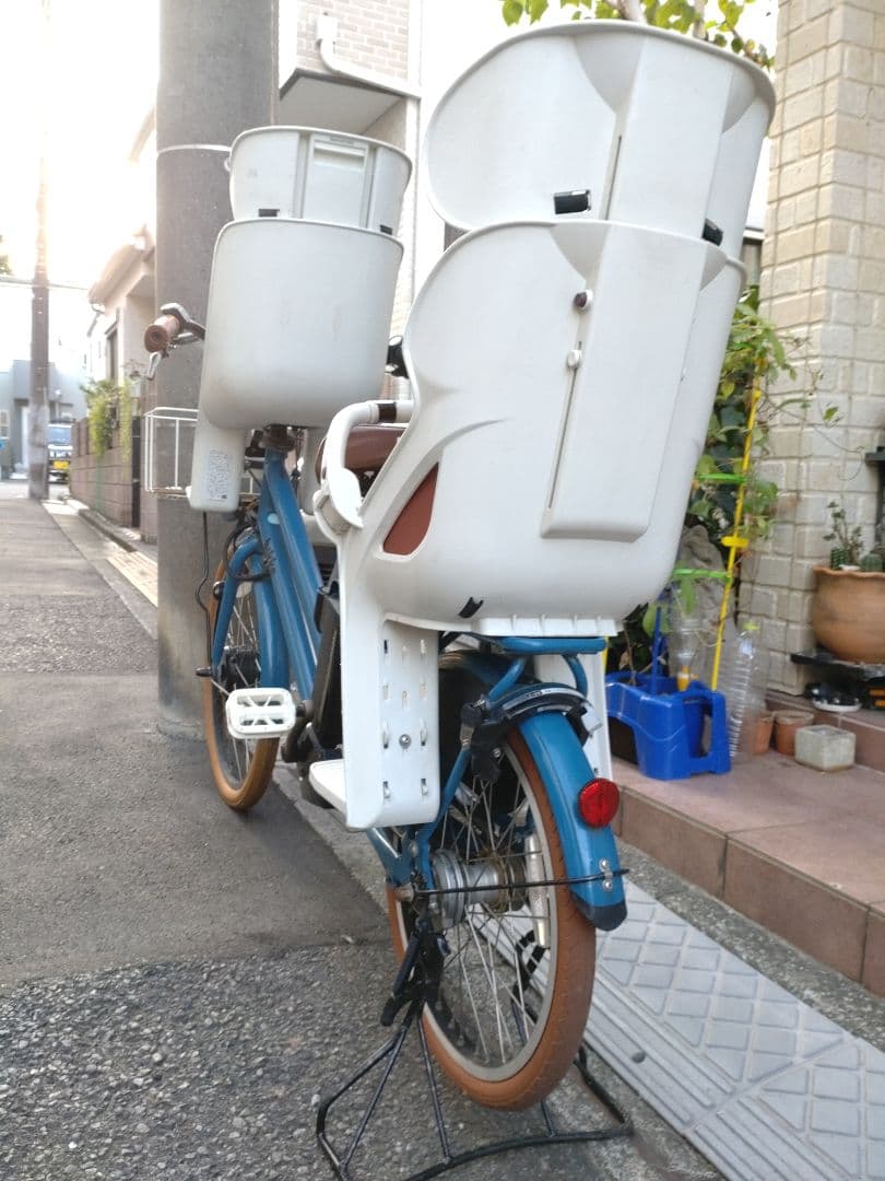 配送可★直接引渡可★カスタム【現行型ビッケグリ】電動アシスト自転車★３人乗子供乗