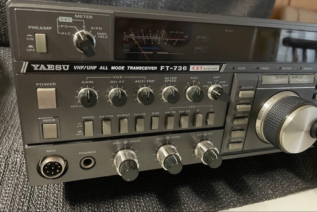 【ジャンク】YAESU FT-736Mトランシーバー