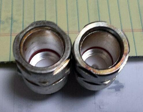 新品未使用同軸銀製コーティングコネクター　米国製