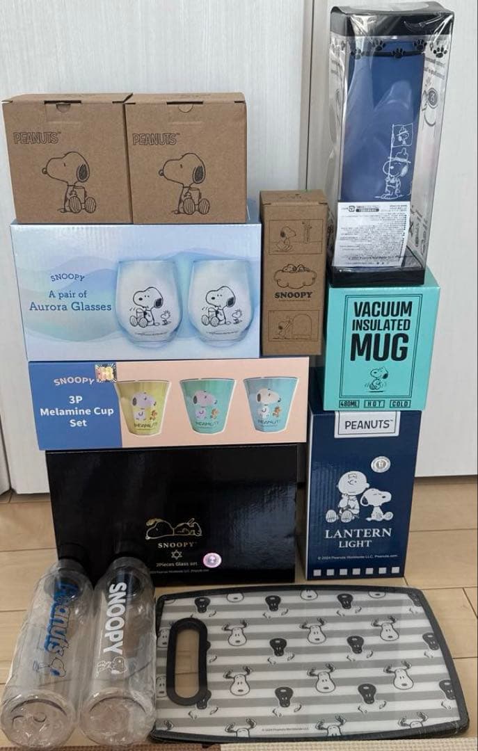 スヌーピー　大量まとめ売り　ブランケット、コスメボックス、保冷ボックス他　36点