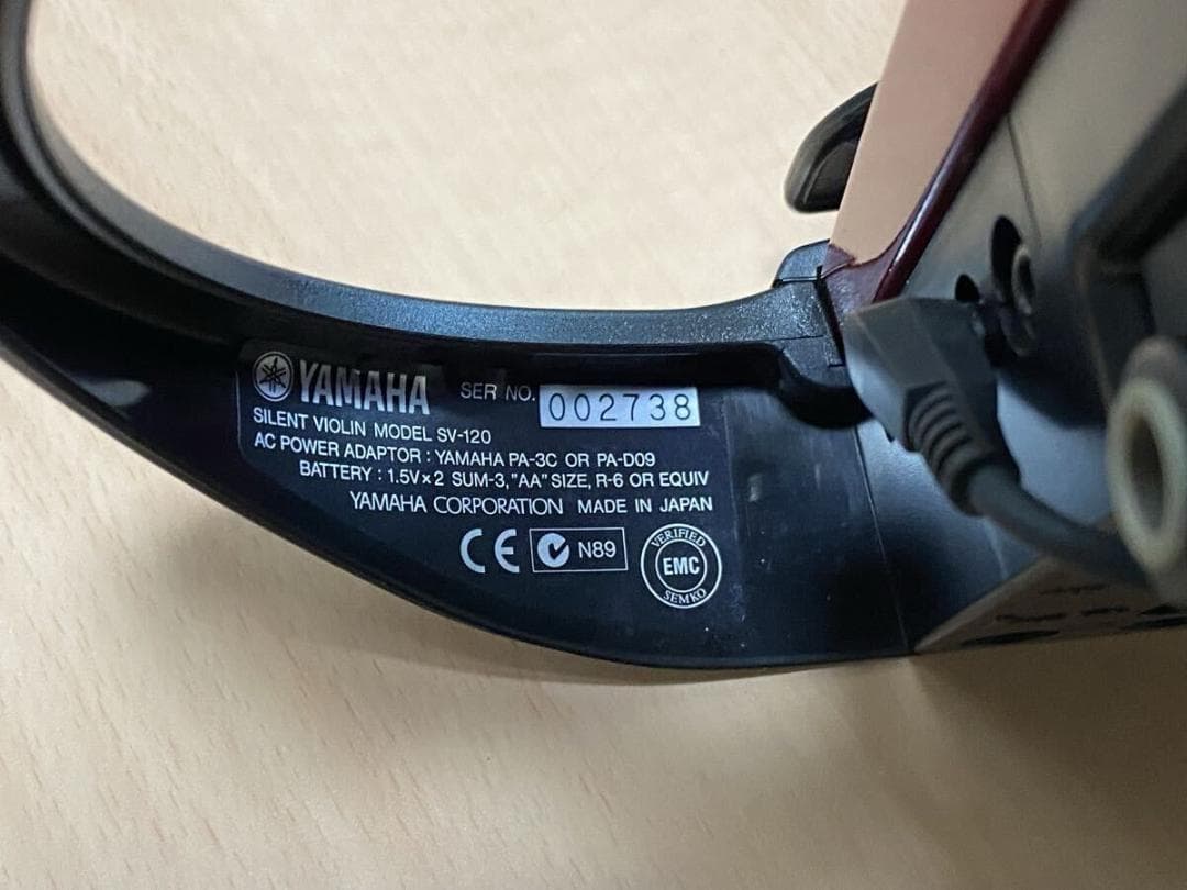 【希少 レッド】YAMAHA サイレントバイオリン SV-120 ヤマハ