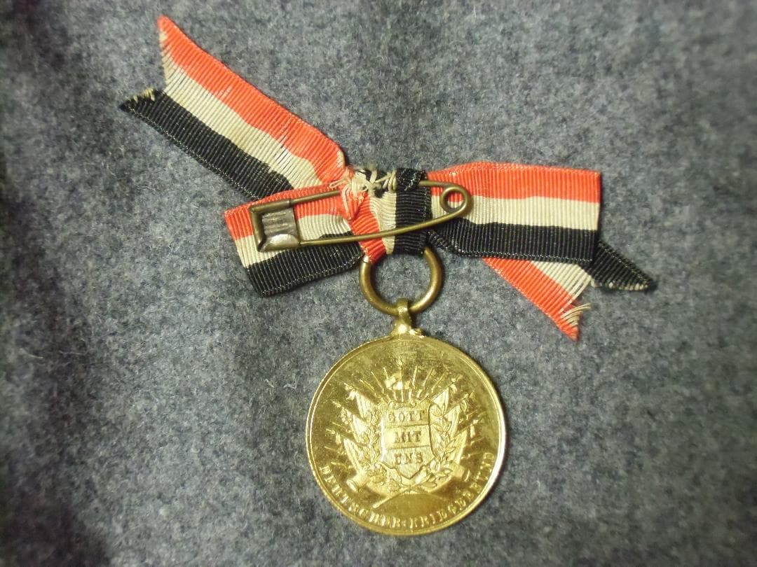 W帝政ドイツ軍/プロイセン王国＊在郷軍人会ＧＯＬＤメダル（実物）