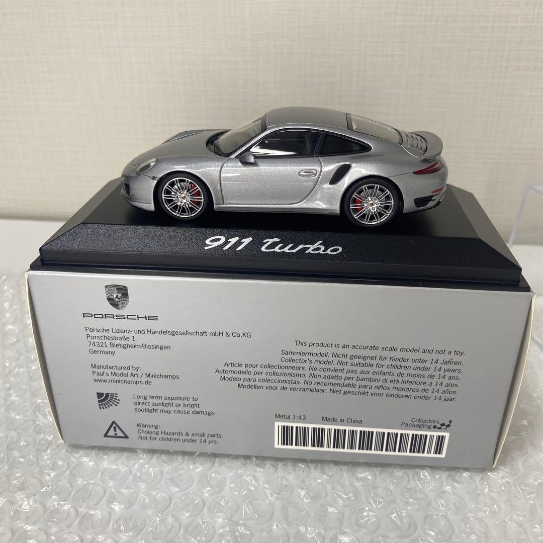 ミニカー 1/43 PORSCHE 911 (991) Turbo / PMA