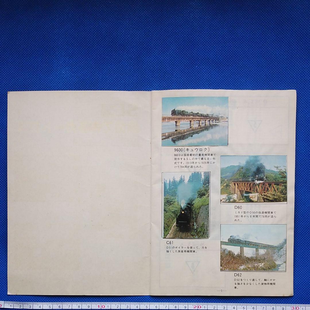自分で作るカード百科　SL編　鉄道カードアルバム　昭和レトロ　昭和