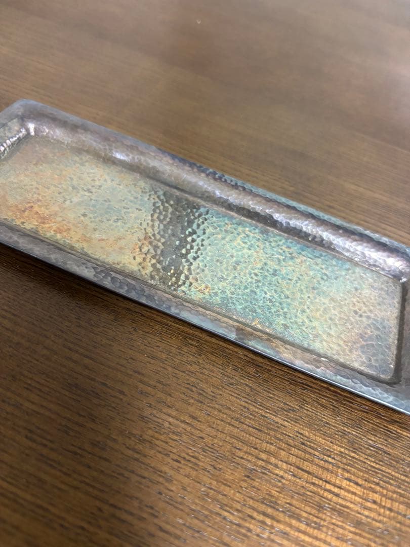 純銀　silver 宮本製　刻印　ペン皿　プレート