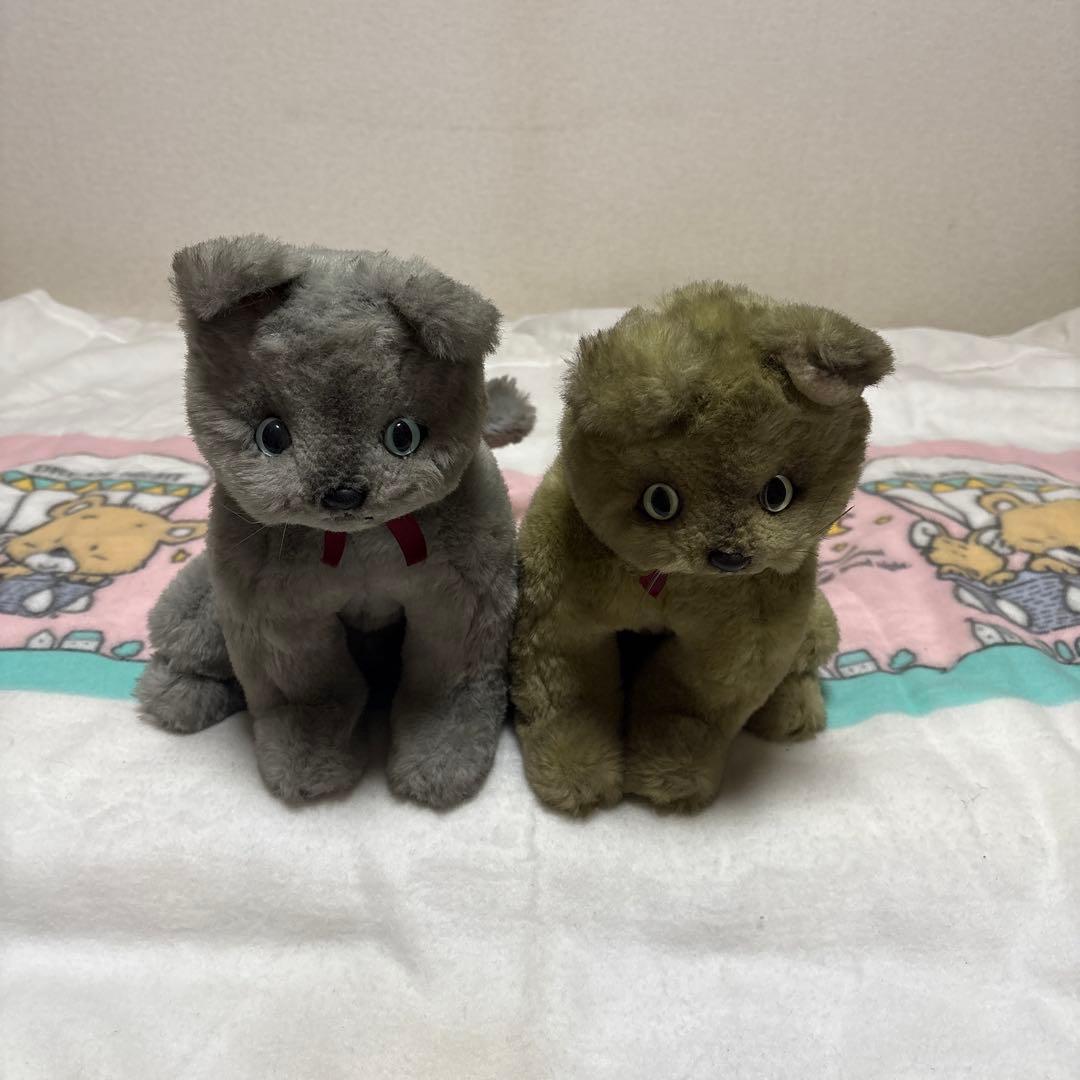 オリエンタルトーイ 猫 ぬいぐるみ 2こ 中古品 バラ売り不可